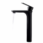 Load image into Gallery viewer, Tall Black Sink Faucet
