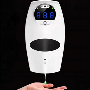 Digital Thermometer With Automatic Sterilizer and Soap Dispenser